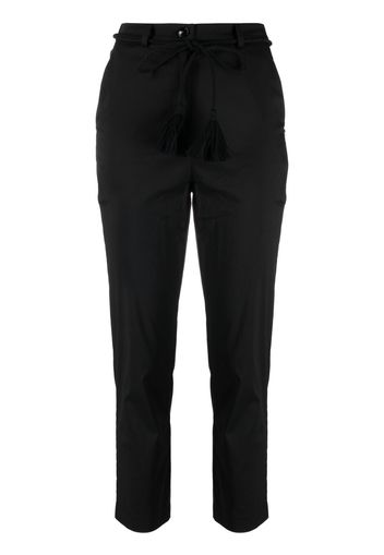 Patrizia Pepe tied-waist trousers - Nero