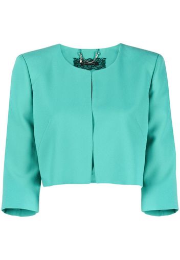 Patrizia Pepe cropped three-quarter jacket - Verde