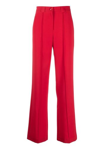 Patrizia Pepe Pantaloni sartoriali dritti - Rosso