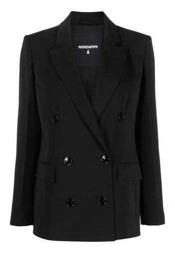 Patrizia Pepe Blazer Essential doppiopetto - Nero