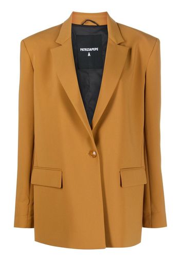 Patrizia Pepe Essential oversized blazer - Marrone