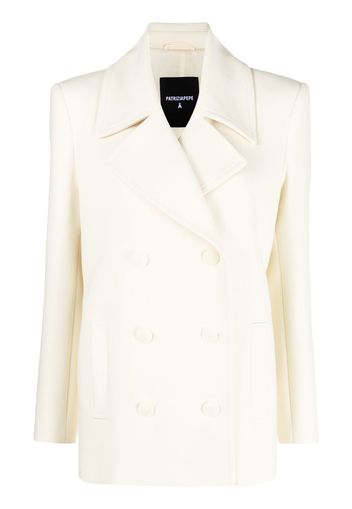 Patrizia Pepe double-breasted pea coat - Bianco