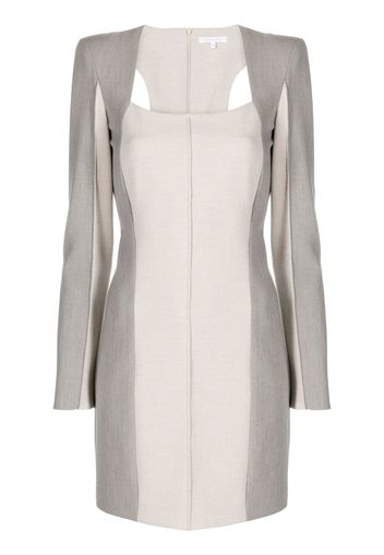 Patrizia Pepe long-sleeve minidress - Toni neutri