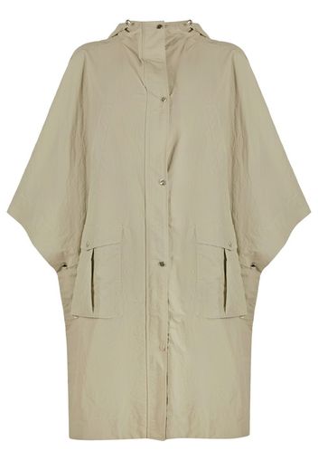 Patrizia Pepe mid-length hooded cape - Verde