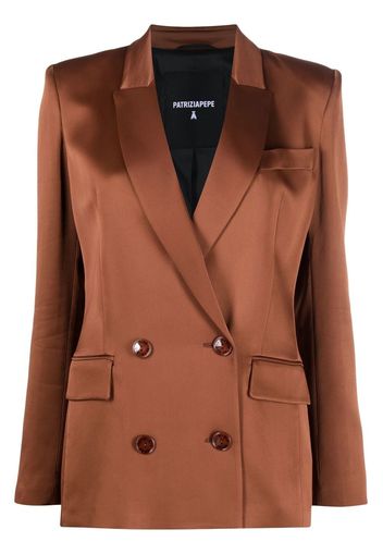 Patrizia Pepe Blazer doppiopetto - Marrone