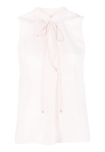 Patrizia Pepe tie-fastening sleeveless blouse - Rosa