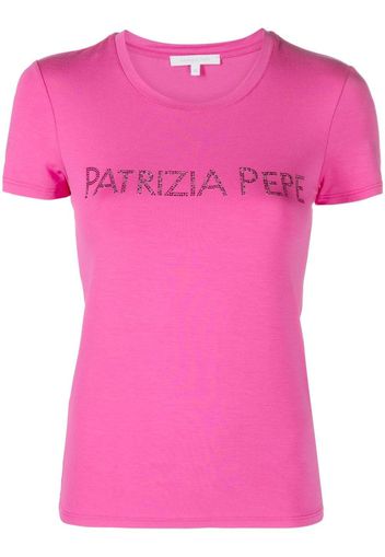 Patrizia Pepe Essential logo-print T-shirt - Rosa