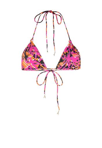 Patrizia Pepe triangle bikini top - Arancione