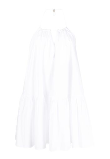 Patrizia Pepe open-back flared midi dress - Bianco