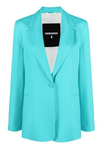 Patrizia Pepe single-breasted long-sleeve blazer - Verde