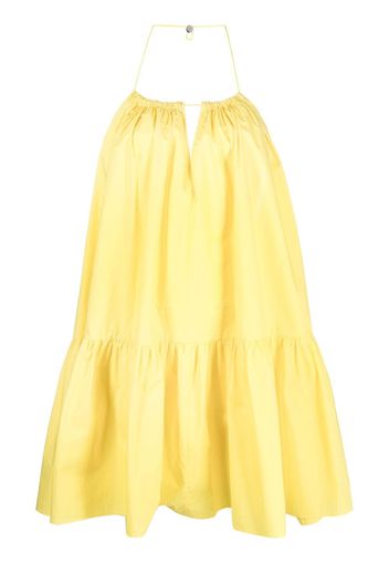 Patrizia Pepe fully-flared short dress - Giallo