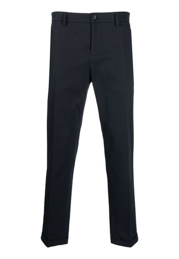 Patrizia Pepe slim-cut cropped trousers - Blu