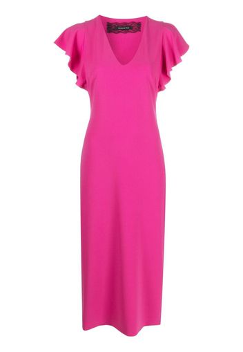 Patrizia Pepe cut-out chain back dress - Rosa