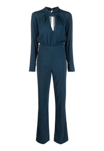 Patrizia Pepe Essential long-sleeve jumpsuit - Blu