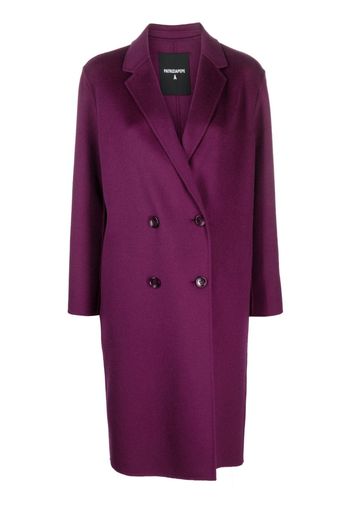 Patrizia Pepe double-breasted wool-blend coat - Viola