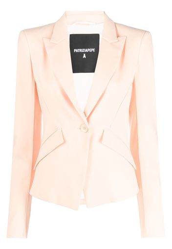 Patrizia Pepe Essential single-breasted blazer - Arancione