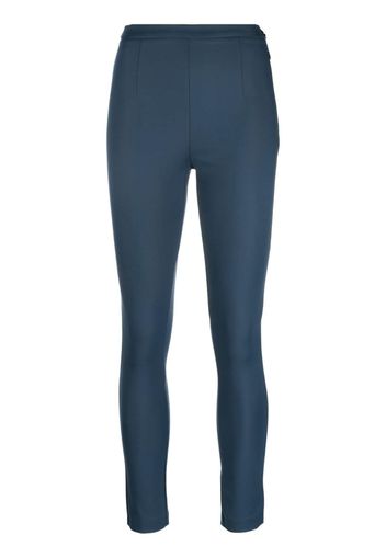 Patrizia Pepe mid-rise slim-cut trousers - Blu