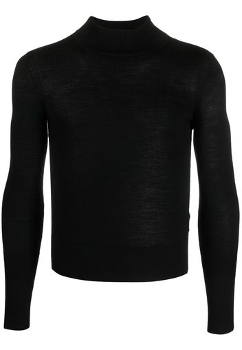 Patrizia Pepe high-neck wool jumper - Nero