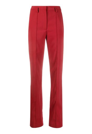 Patrizia Pepe Essential crepe tailored trousers - Rosso