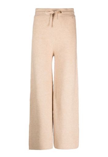 Patrizia Pepe high-waist fine-knit trousers - Toni neutri