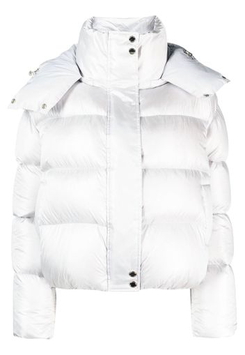 Patrizia Pepe hooded puffer jacket - Grigio