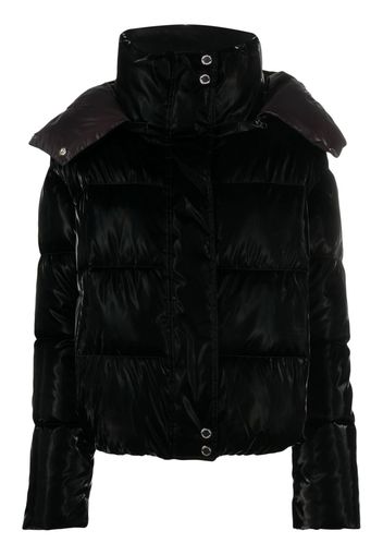 Patrizia Pepe high-neck padded jacket - Nero