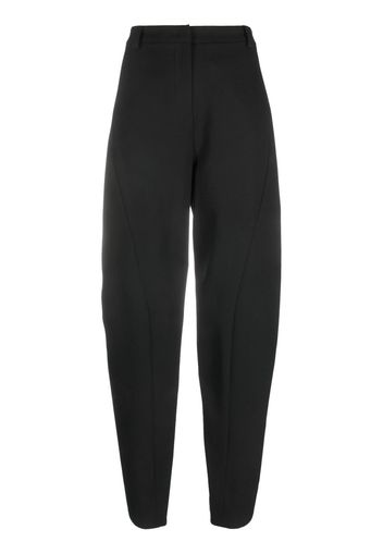 Patrizia Pepe The Essential high-waist tapered trousers - Nero