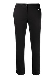 Patrizia Pepe slim-fit cropped trousers - Nero