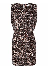 Patrizia Pepe animal print dress - Nero