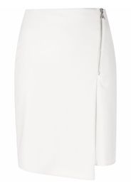 Patrizia Pepe asymmetric high-waisted miniskirt - Grigio