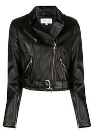 Patrizia Pepe long sleeve biker jacket - Nero