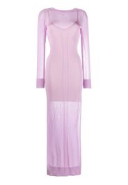 Patrizia Pepe fine-knit maxi dress - Viola