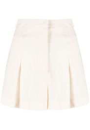 Patrizia Pepe cut-out high-waisted shorts - Toni neutri