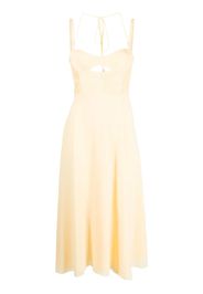 Patrizia Pepe Abito bustier morbido dress - Giallo