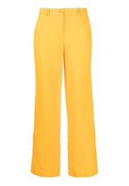 Patrizia Pepe low-waist wide-leg trousers - Arancione