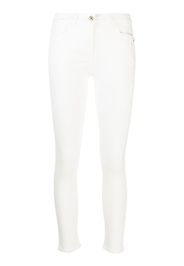 Patrizia Pepe Jeans skinny con decorazione - Bianco