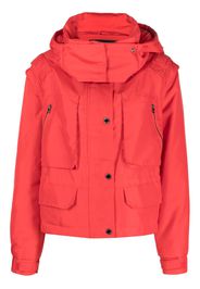 Patrizia Pepe stand-up collar puffer jacket - Rosso