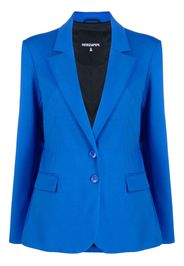 Patrizia Pepe Two-button flannel blazer - Blu