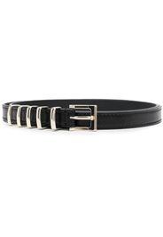 Patrizia Pepe Low-waisted leather belt - Nero