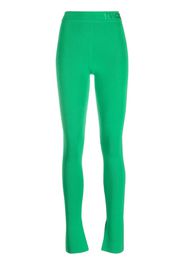 Patrizia Pepe Pantaloni con banda logo - Verde