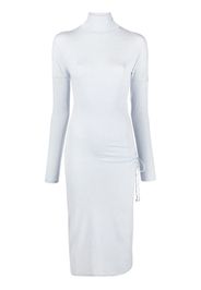 Patrizia Pepe high-neck long-sleeve dress - Blu