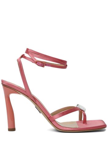 Paul Andrew Cube Toe-Ring 95mm sandals - Rosa