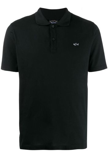 short sleeve logo polo shirt