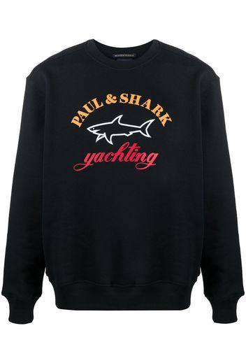 logo-print cotton sweatshirt