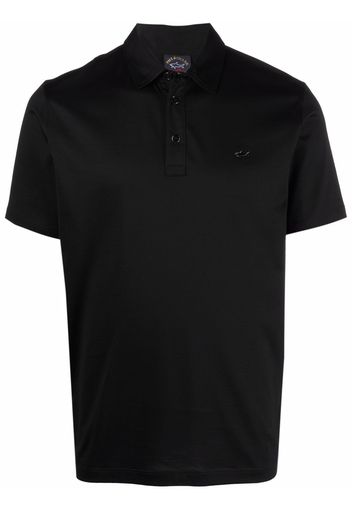 Paul & Shark embroidered-logo polo shirt - Nero