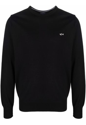 Paul & Shark embroidered logo jumper - Nero