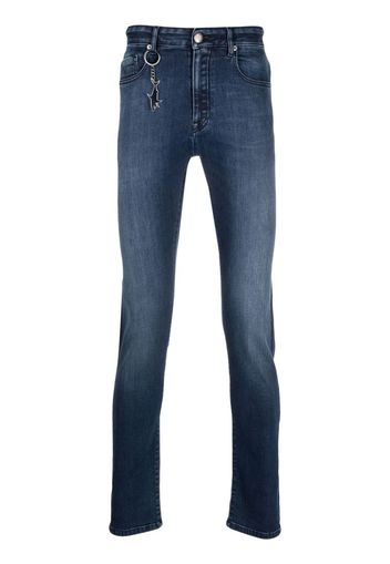 Paul & Shark faded slim-cut jeans - Blu