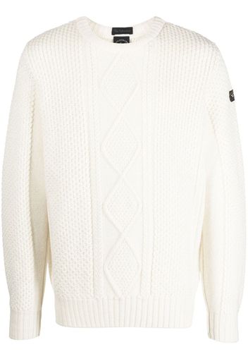 PAUL & SHARK cable-knit long-sleeved jumper - Toni neutri