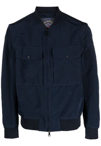 Paul & Shark flap-pocket zip-fastening bomber jacket - Blu