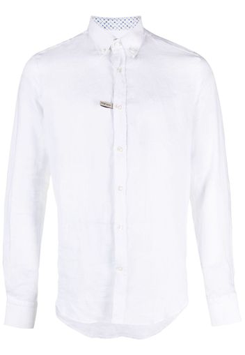 Paul & Shark long-sleeve linen shirt - Bianco